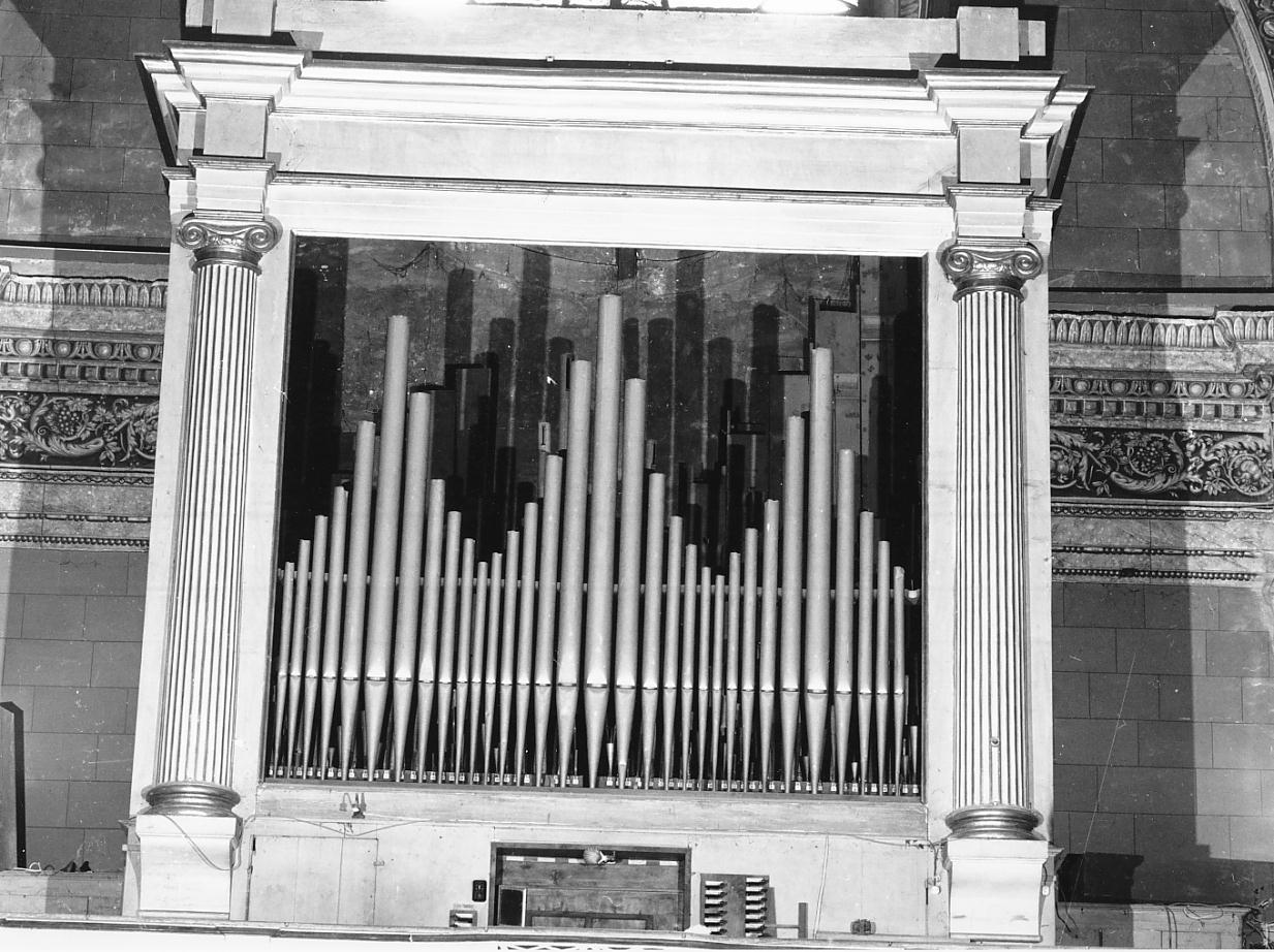 cassa d'organo, opera isolata - ambito mantovano (prima metà sec. XIX)