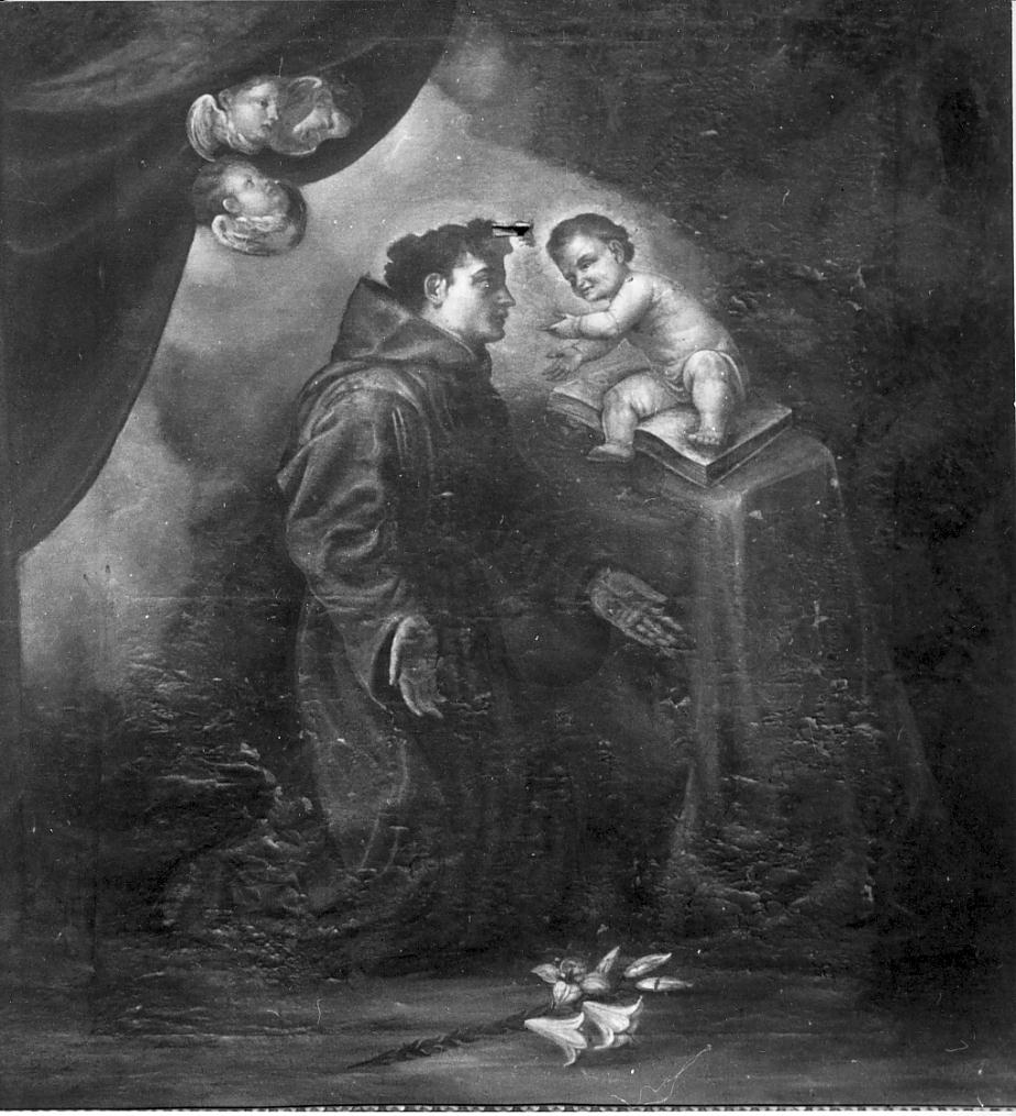 Sant'Antonio (dipinto, opera isolata) - ambito mantovano (prima metà sec. XVIII)