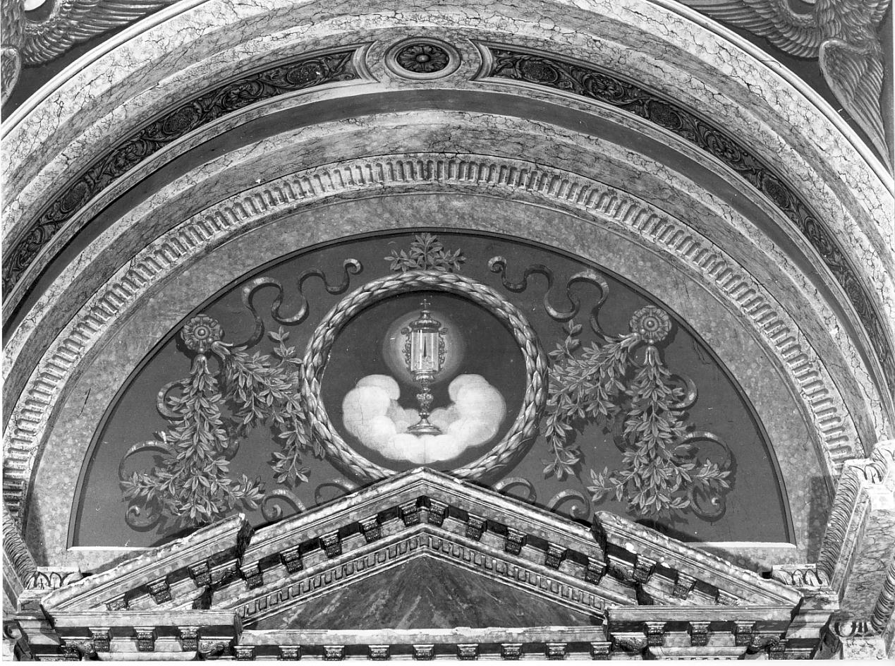 reliquiario della S. Spina (dipinto, elemento d'insieme) di Miolato Gaetano (sec. XX)