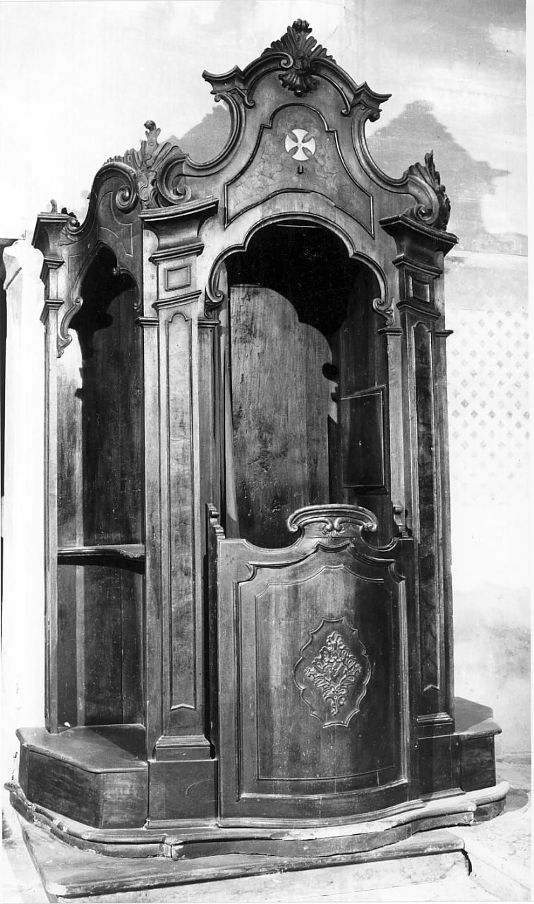 confessionale, serie - ambito mantovano (fine/inizio secc. XVIII/ XIX)