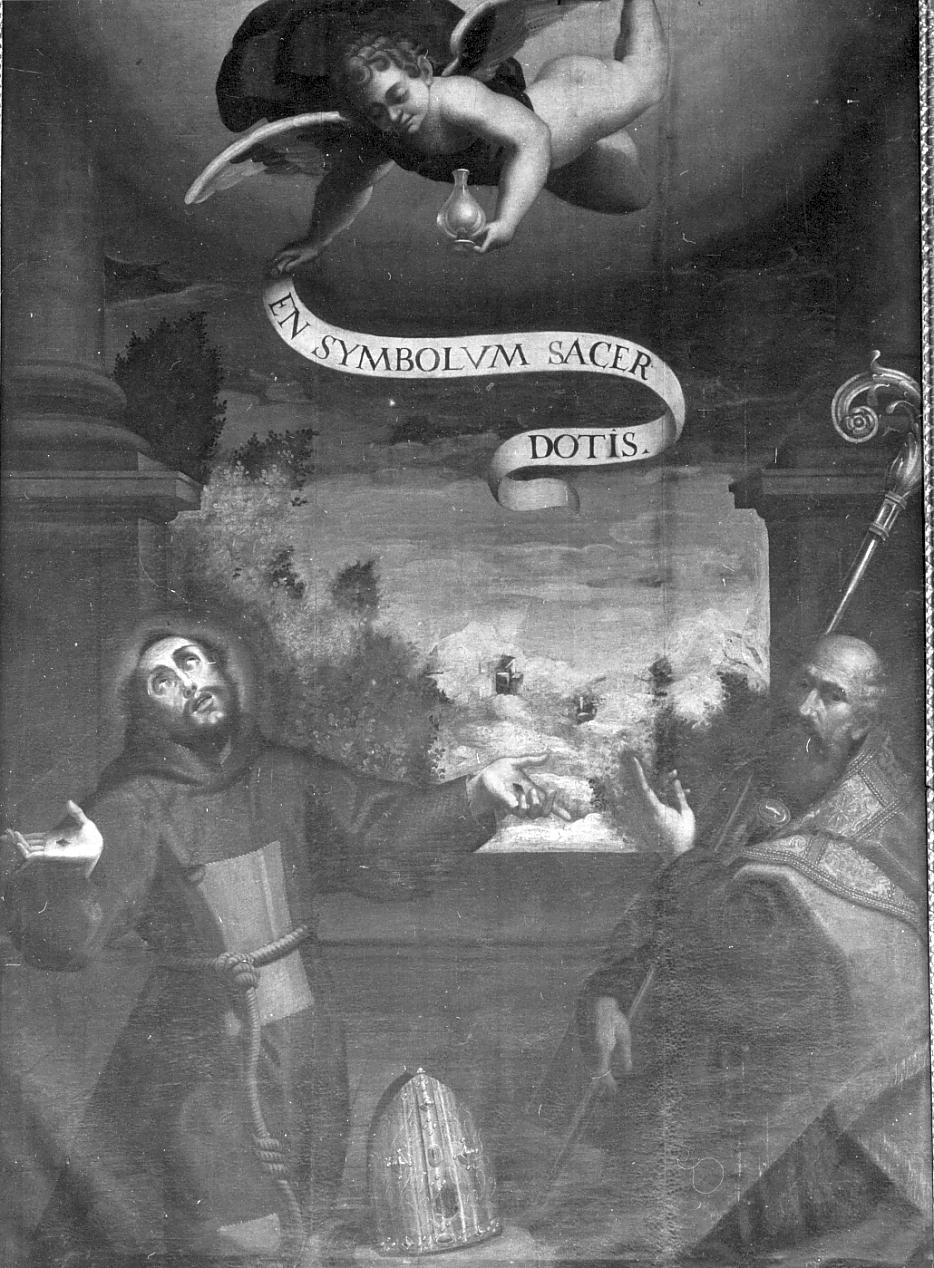 San Francesco e Sant'Agostino (dipinto, opera isolata) - ambito mantovano (prima metà sec. XVII)