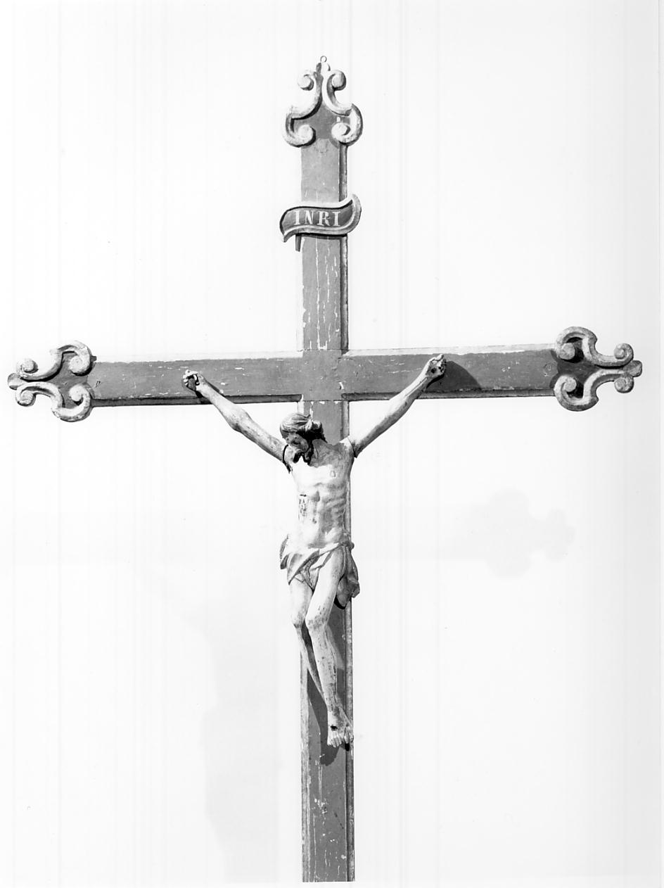 crocifisso, opera isolata - ambito mantovano (fine sec. XIX)