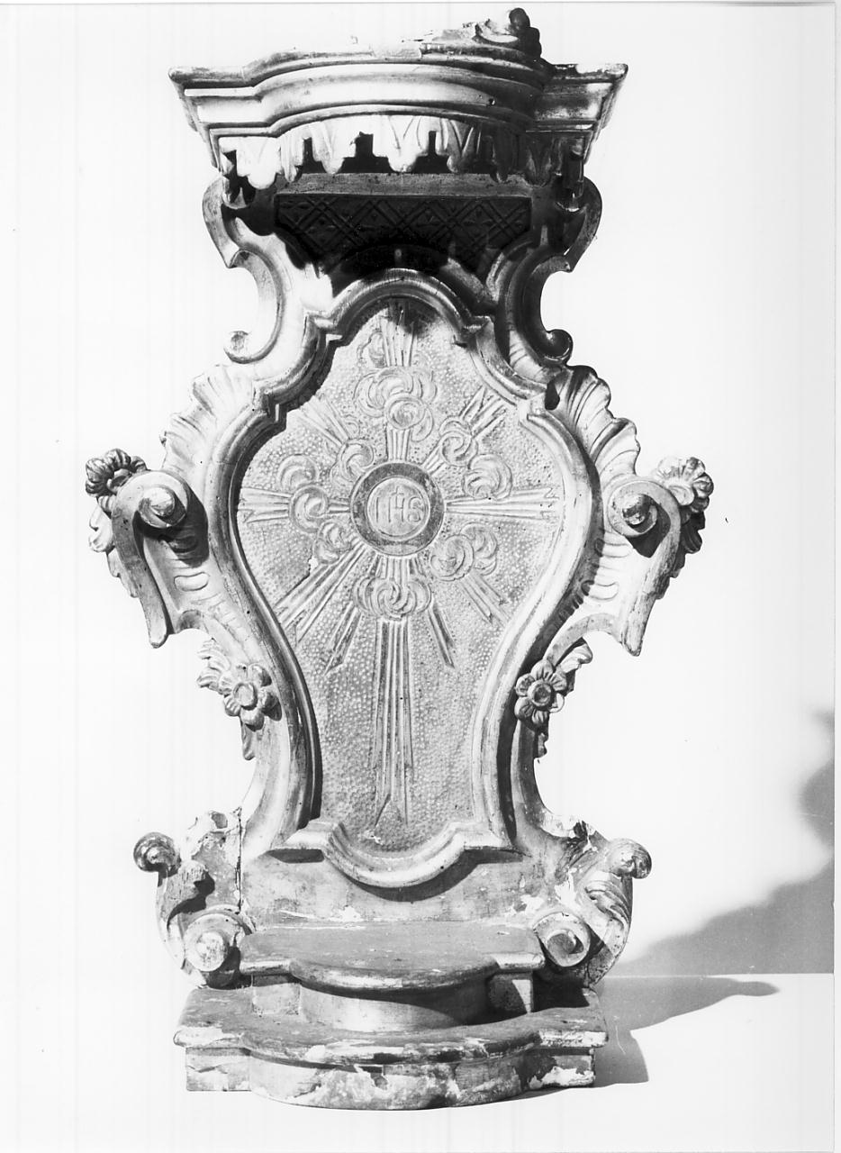 espositorio eucaristico, opera isolata - ambito mantovano (sec. XVIII)