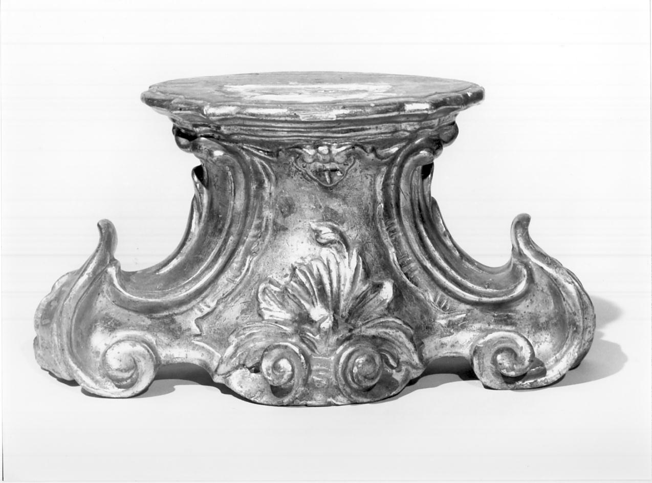 base di ostensorio, opera isolata - ambito mantovano (sec. XVIII)