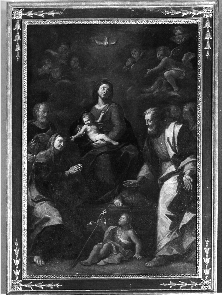 Madonna con Bambino e Santi (dipinto, opera isolata) di Boccaccino Francesco (sec. XVIII)