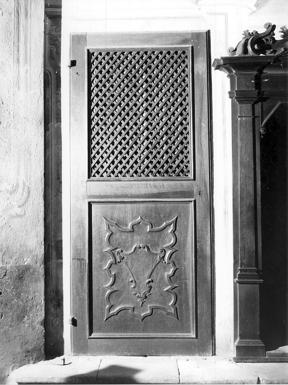 porta - ad un battente, opera isolata - ambito cremonese (sec. XVIII)
