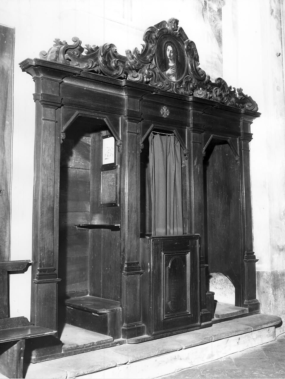 confessionale, opera isolata - ambito cremonese (sec. XVIII)