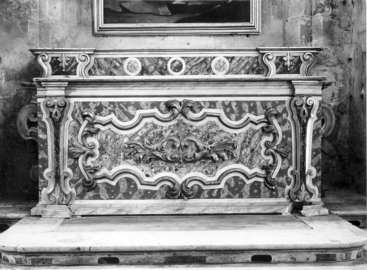 altare, opera isolata - ambito cremonese (sec. XVIII)