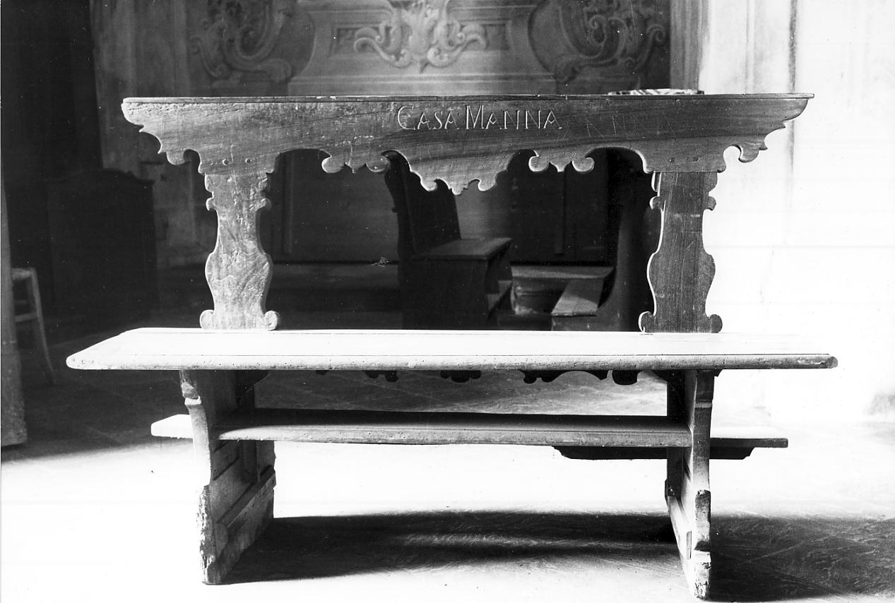 banco, coppia - ambito cremonese (sec. XVIII)