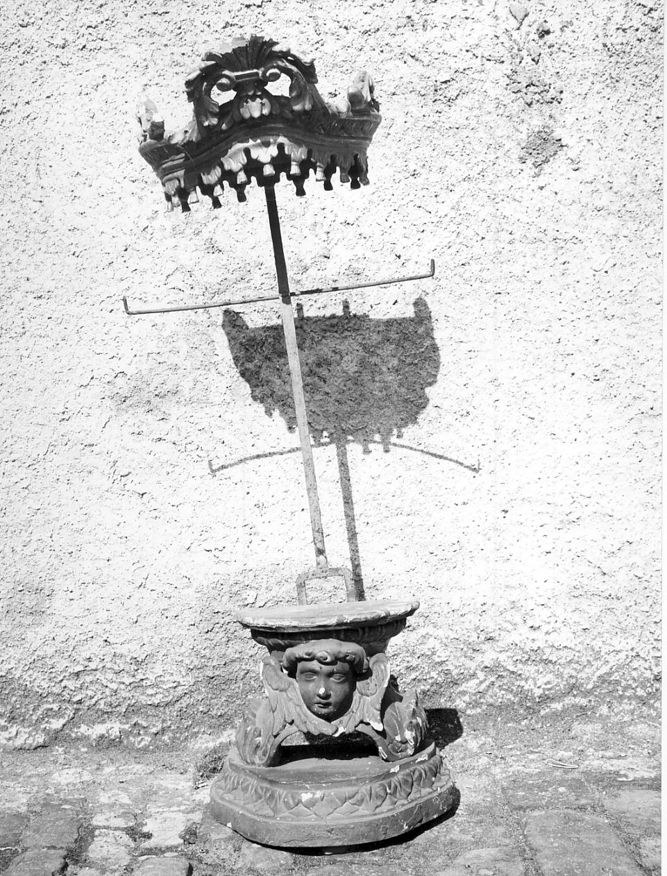 tronetto per esposizione eucaristica, opera isolata - ambito cremonese (sec. XVIII)