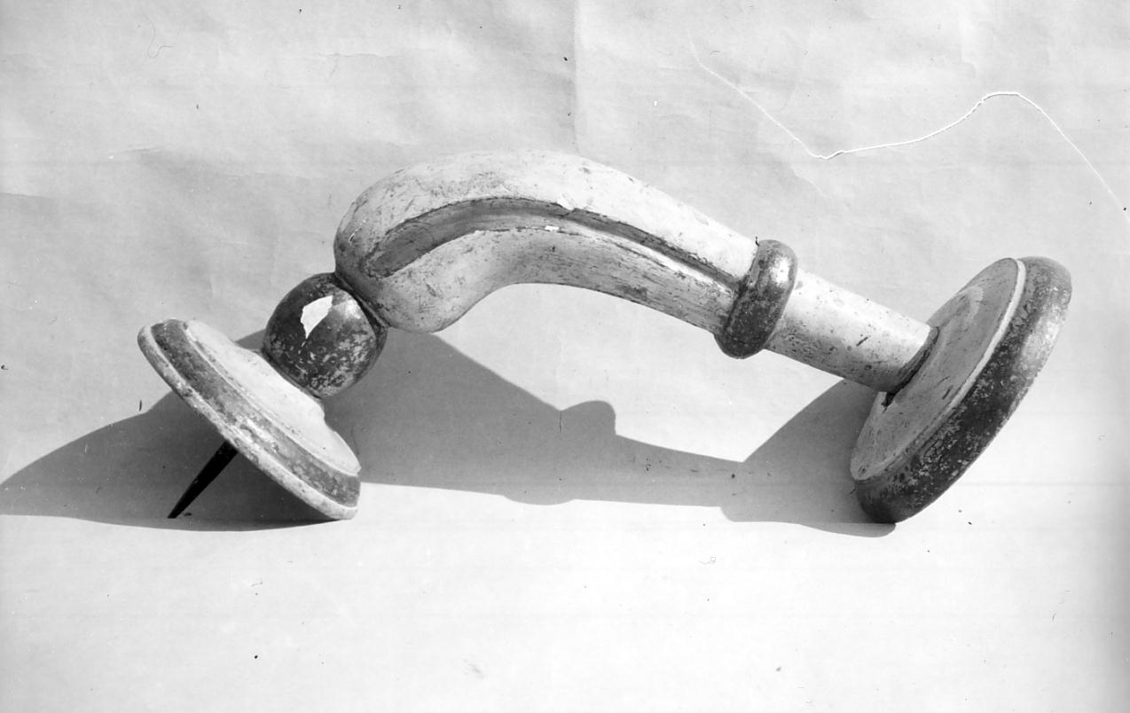 candeliere da parete, serie - ambito cremonese (inizio sec. XIX)