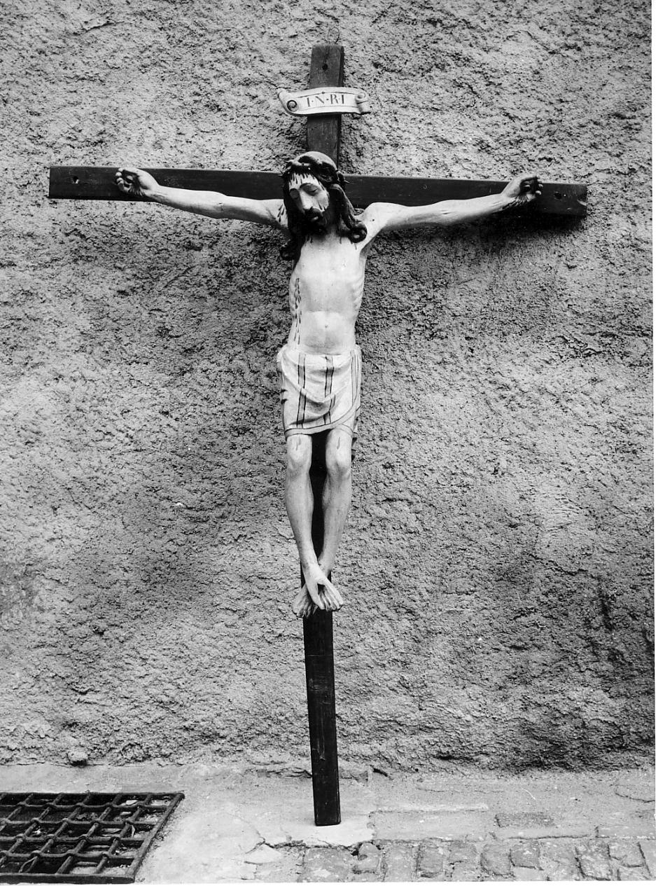 crocifisso, opera isolata - ambito cremonese (fine/inizio secc. XVI/ XVII)