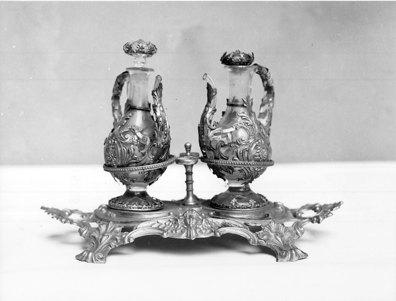 servizio di ampolline, insieme - bottega Italia settentrionale (ultimo quarto sec. XIX)