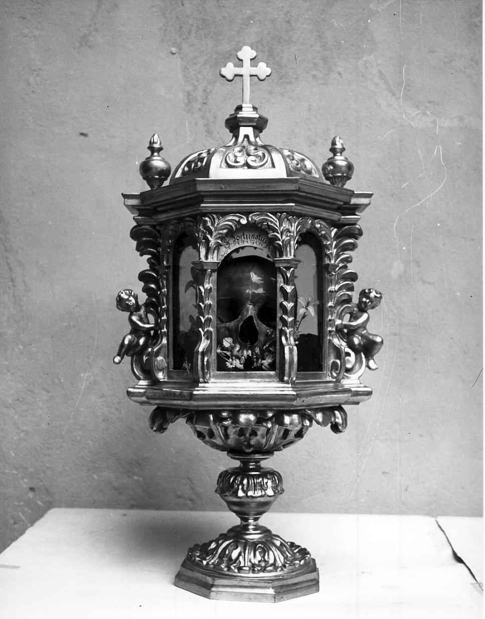 reliquiario architettonico - a lanterna, opera isolata - ambito cremonese (inizio sec. XX)