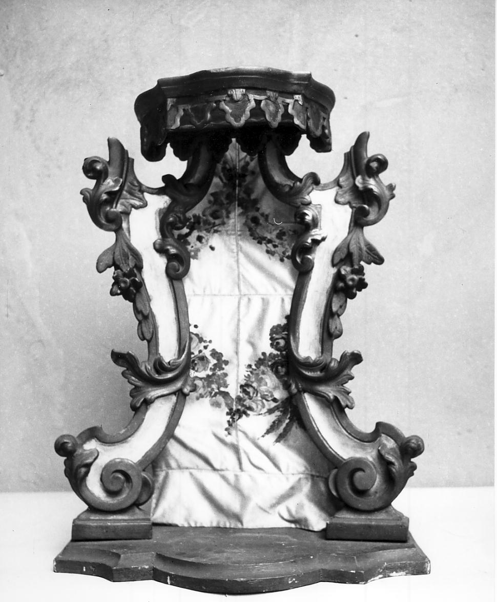 tronetto per esposizione eucaristica, opera isolata - ambito cremonese (sec. XVIII)