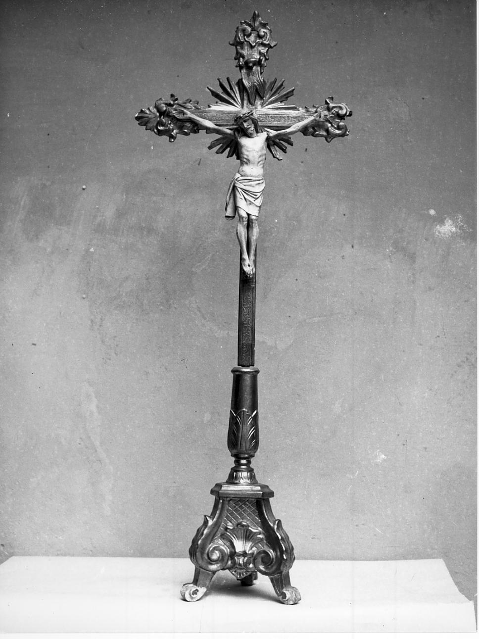 croce d'altare, opera isolata - ambito cremonese (fine sec. XVIII)