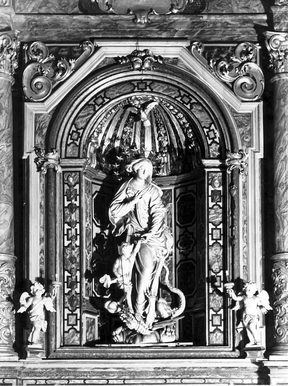 Madonna Immacolata (scultura, opera isolata) - ambito lombardo (fine/inizio secc. XVII/ XVIII)
