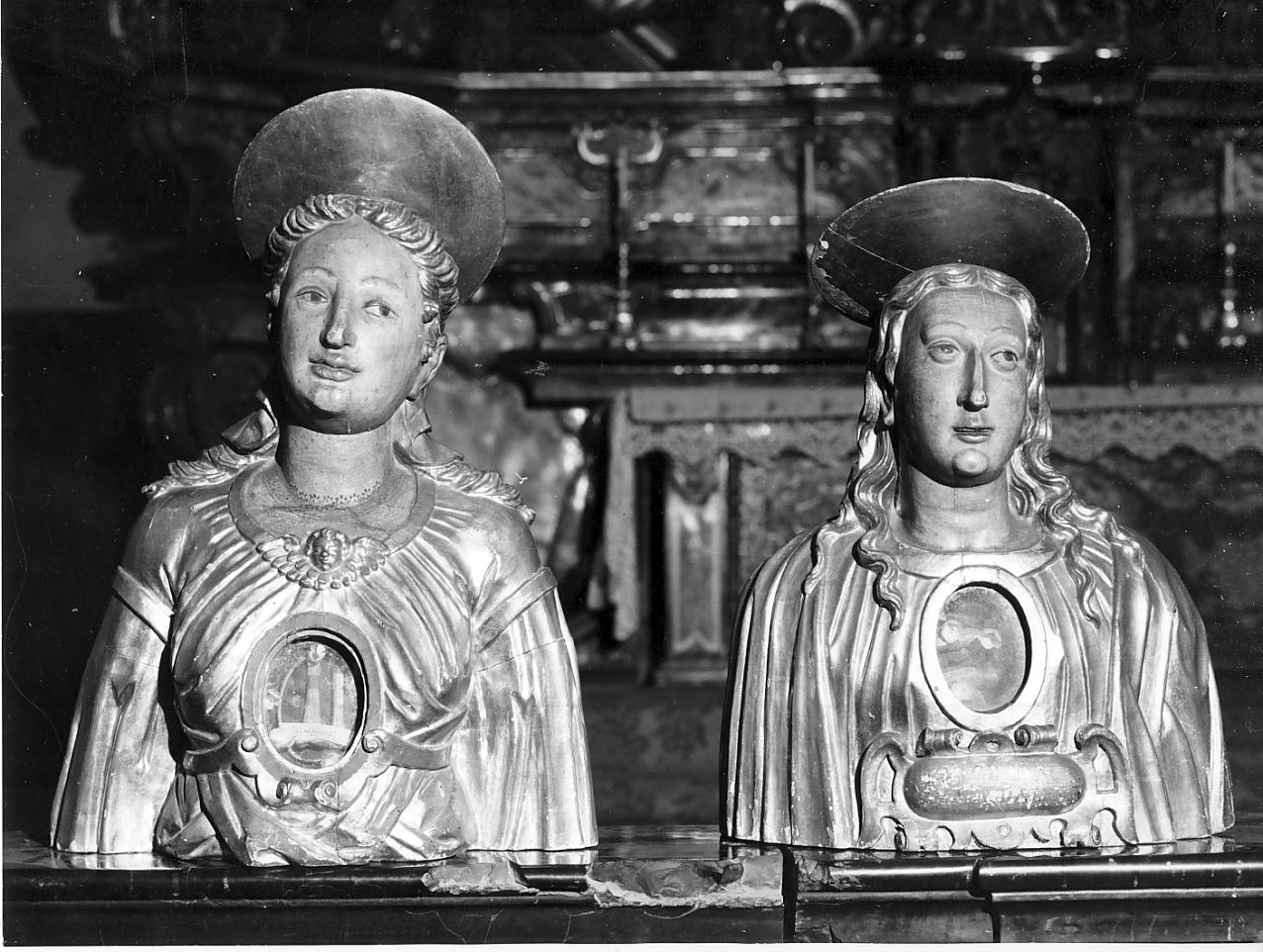 Sante (reliquiario - a busto, opera isolata) - ambito cremonese (sec. XIX)