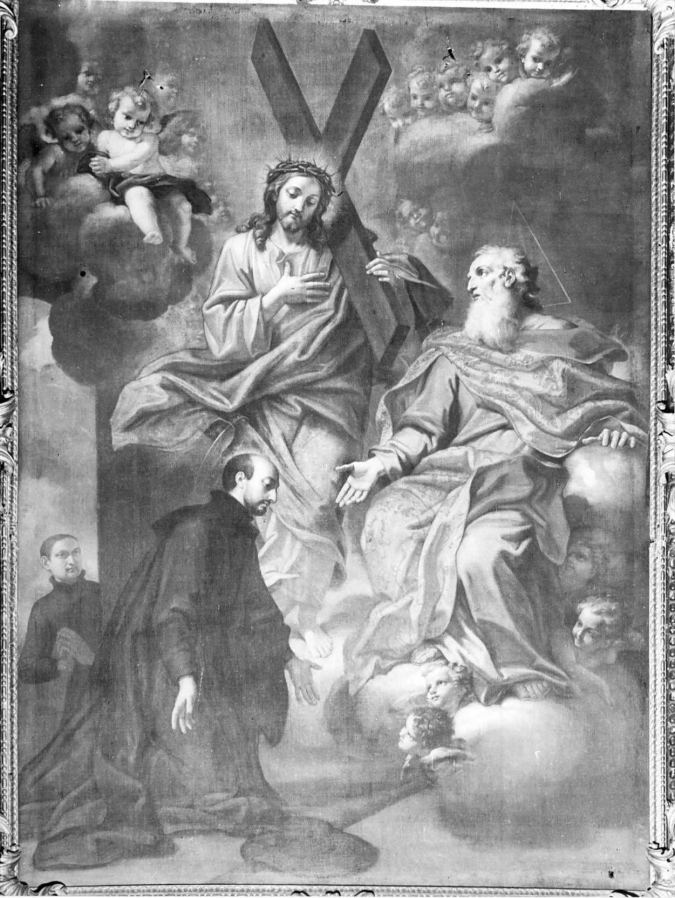 Cristo appare a Sant'Ignazio (dipinto, opera isolata) di Massarotti Angelo (fine sec. XVII)