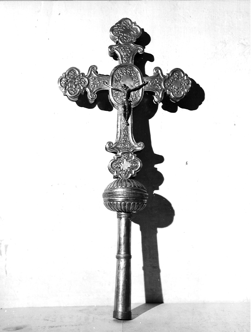 croce processionale, opera isolata - ambito cremonese (inizio sec. XVII)