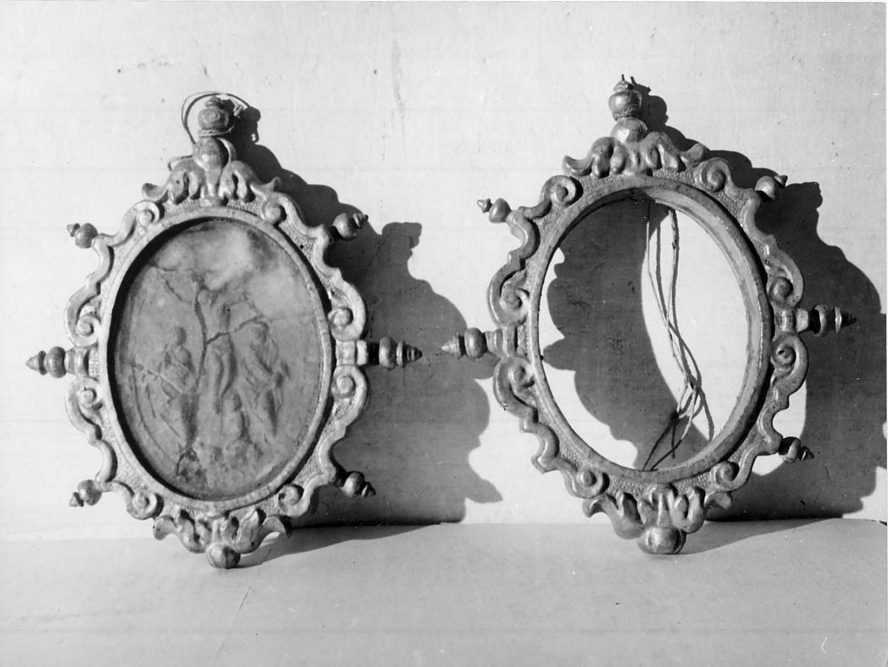 cornice, coppia - ambito lombardo (sec. XVIII)