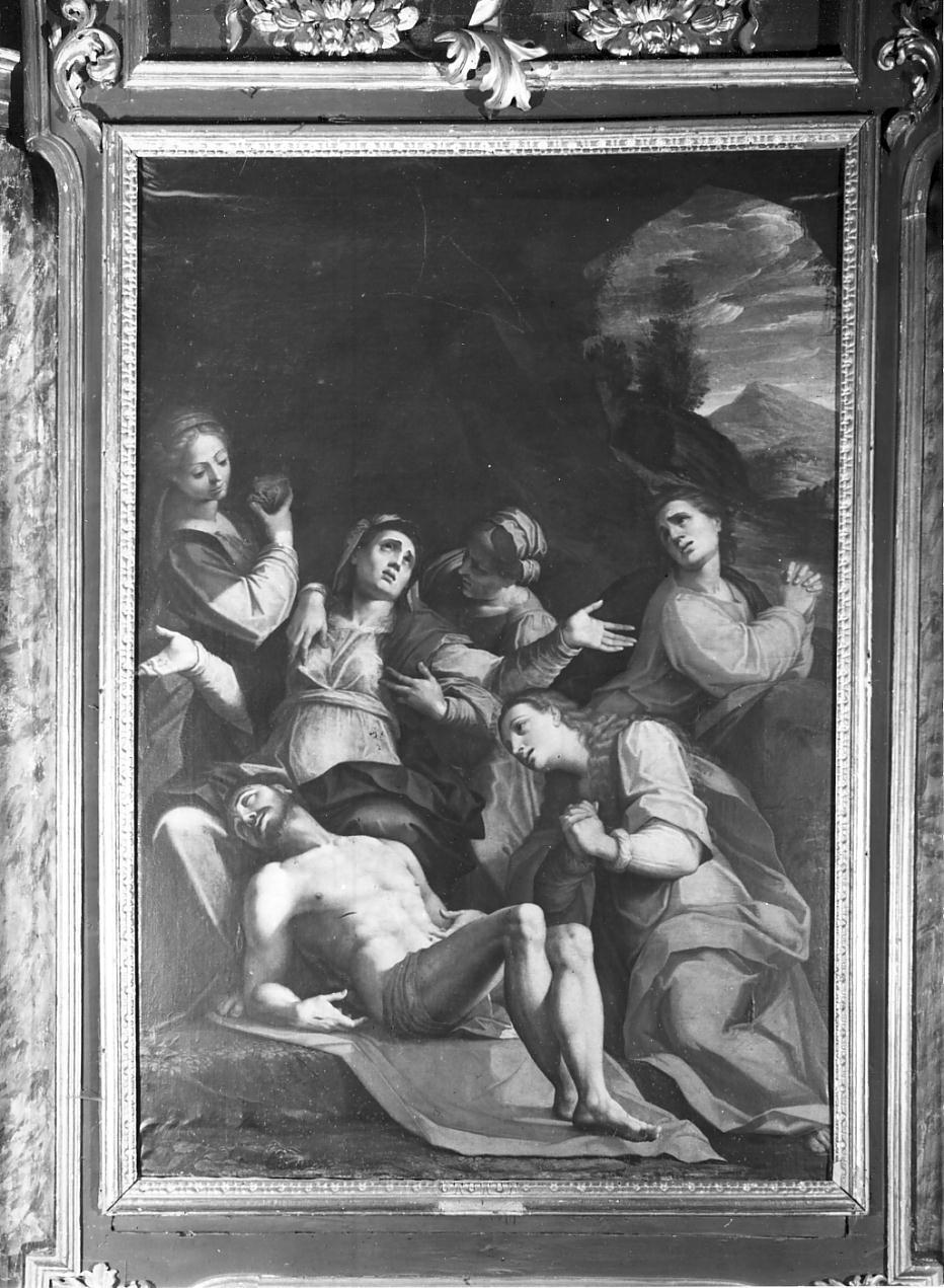 deposizione (dipinto, opera isolata) di Trotti Giovanni Battista detto Malosso (sec. XVI)