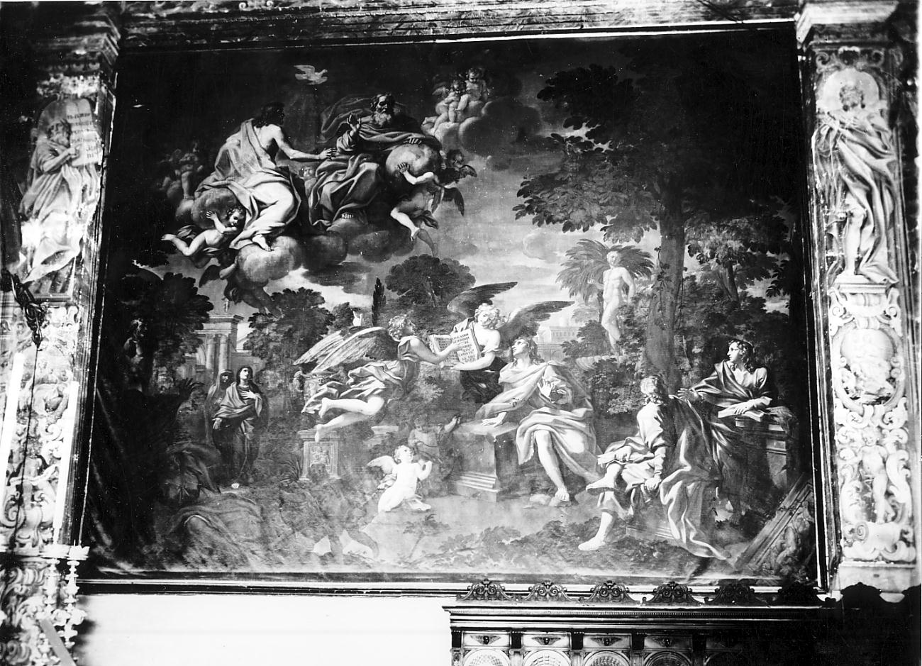 conversione di Sant'Agostino (dipinto, opera isolata) di Massarotti Angelo (primo quarto sec. XVIII)