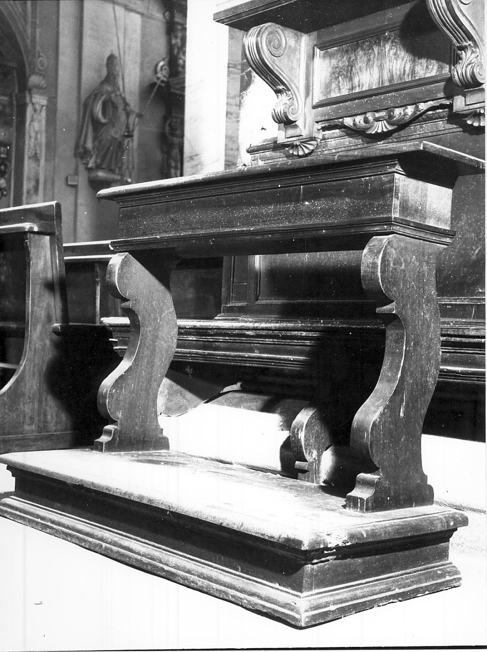 inginocchiatoio, serie - bottega cremonese (sec. XVII)