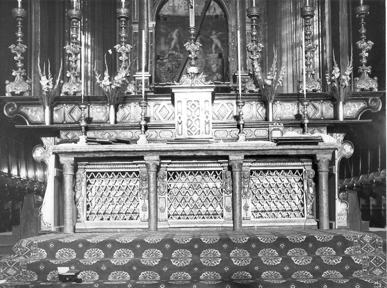 paliotto, opera isolata - ambito italiano (fine sec. XVI)