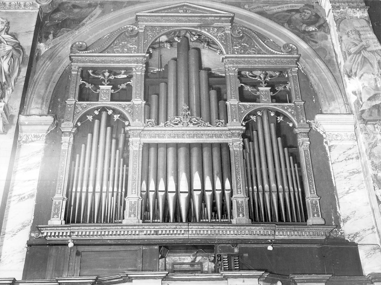 cassa d'organo, opera isolata - bottega cremonese (prima metà sec. XVI)