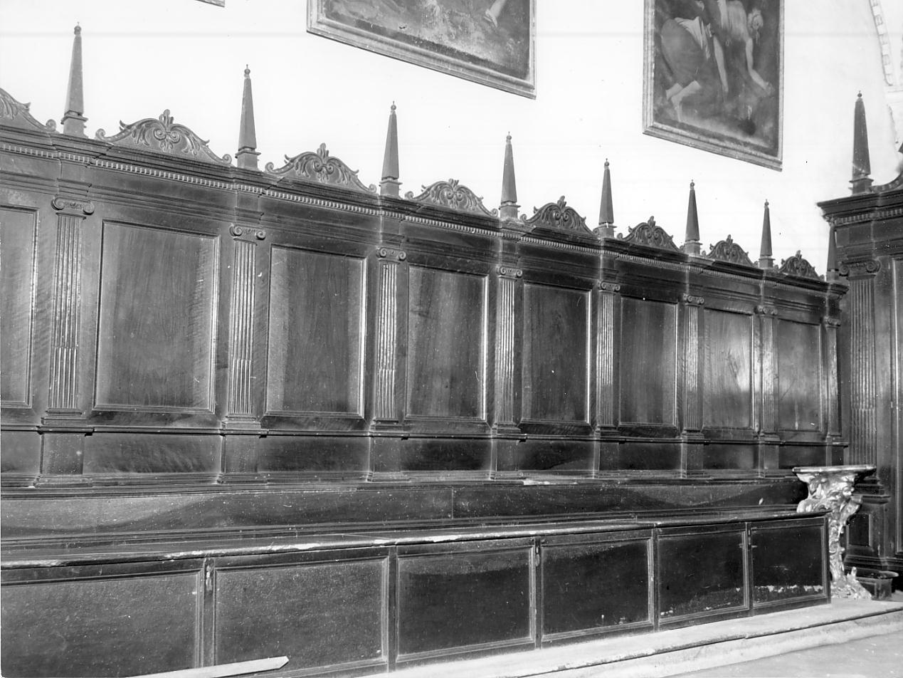 cassapanca, coppia - ambito cremonese (seconda metà sec. XVI)