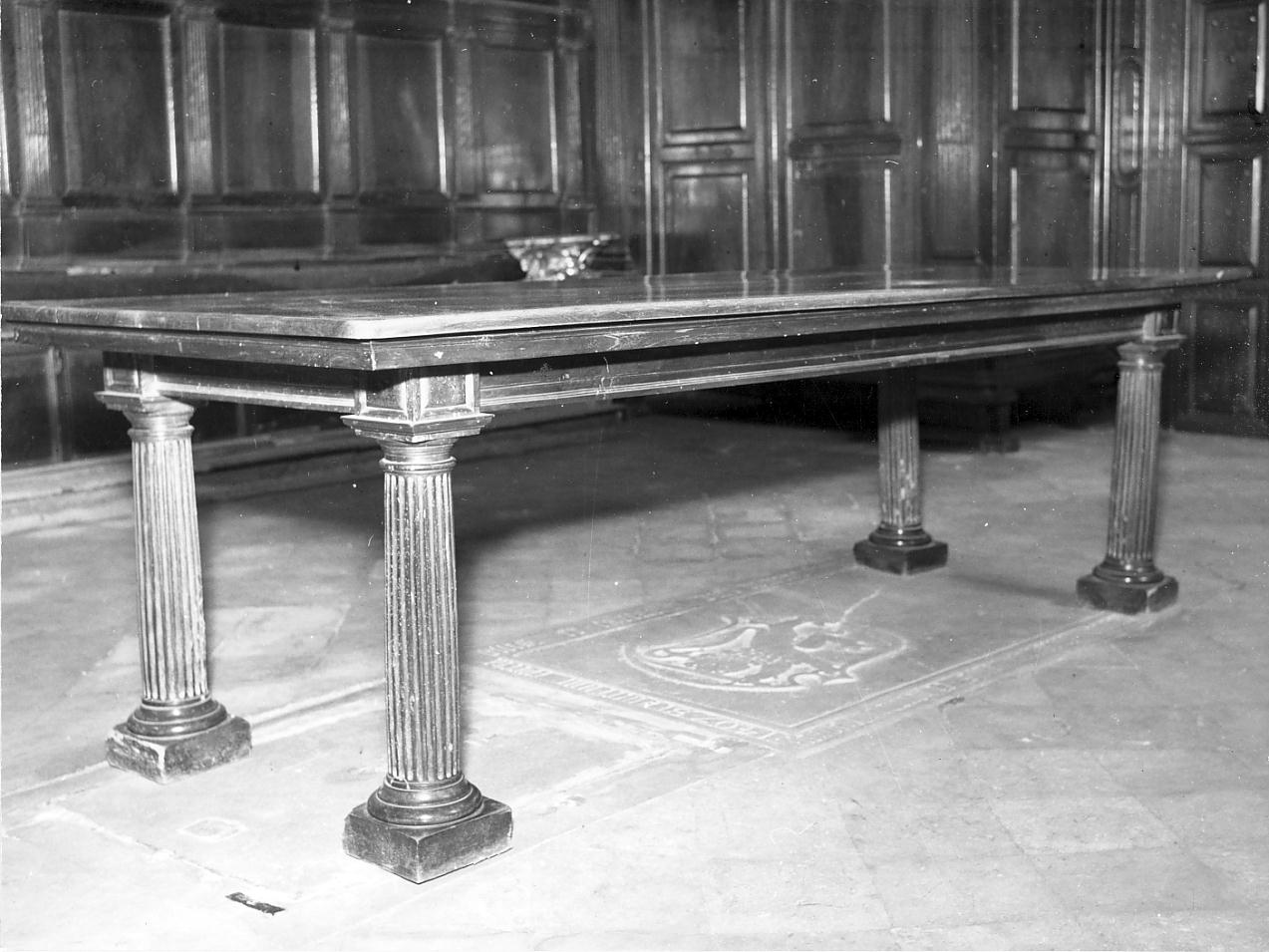 tavolo, opera isolata - ambito italiano (fine sec. XVIII)