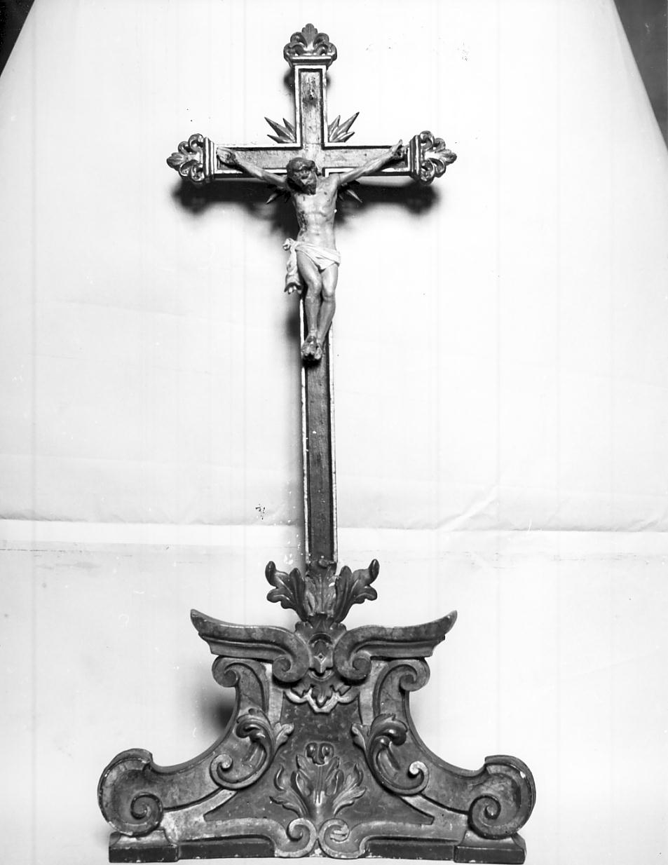 crocifisso, opera isolata - ambito italiano (inizio sec. XVIII)