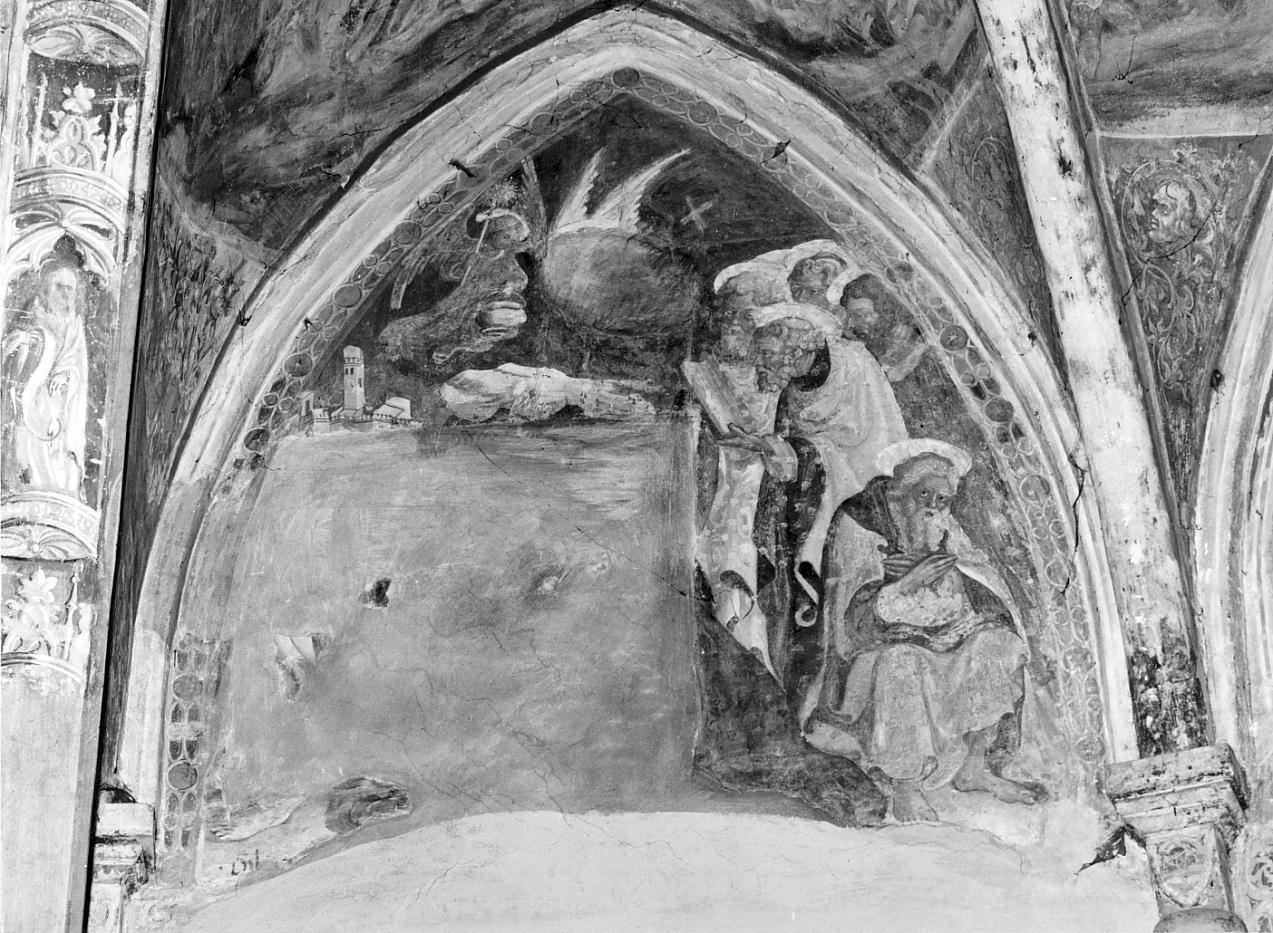 penitenti (?) (decorazione pittorica, elemento d'insieme) di Bembo Bonifacio (sec. XV)