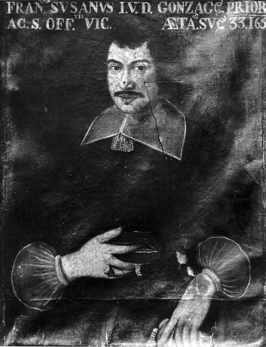 ritratto di Francesco Susani priore di Gonzaga (dipinto, opera isolata) - ambito lombardo (sec. XVII)