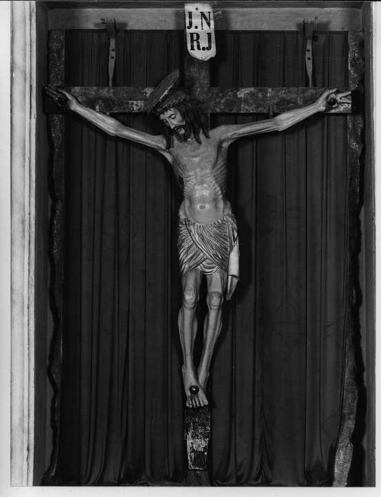 crocifisso, opera isolata - ambito emiliano (fine sec. XV)