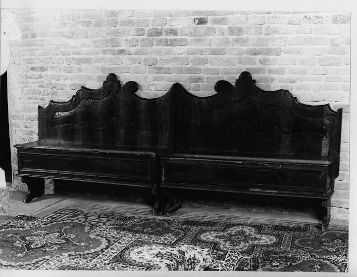 cassapanca, opera isolata - ambito mantovano (sec. XVIII)