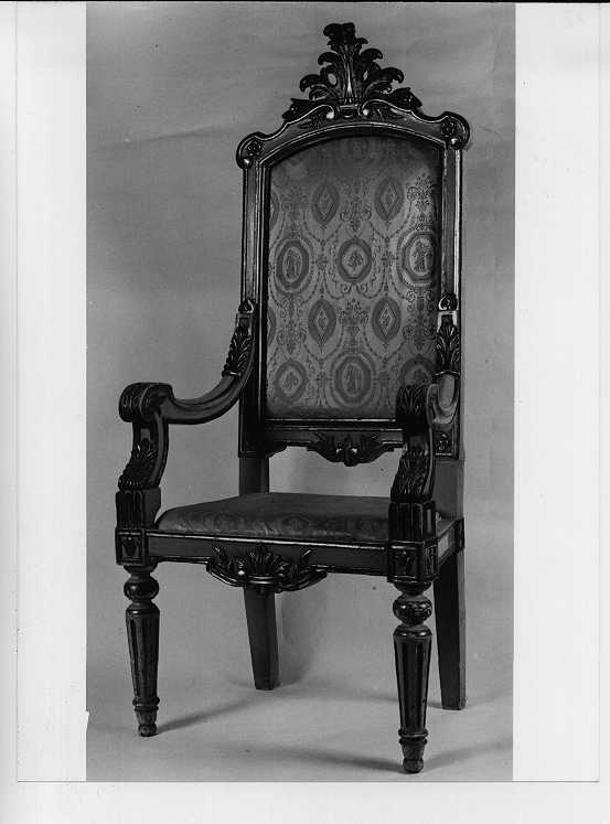 sedia, coppia - ambito mantovano (fine sec. XVIII)