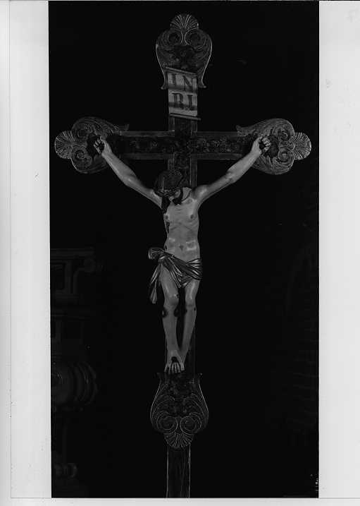 croce processionale, opera isolata - ambito mantovano (sec. XVIII)