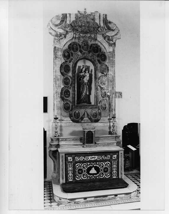 altare, insieme - ambito mantovano (seconda metà, seconda metà sec. XVII, sec. XVIII)