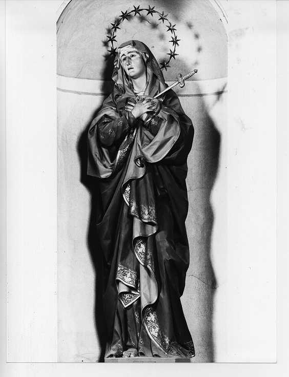 Madonna Addolorata (statua, opera isolata) - manifattura tirolese (prima metà sec. XX)