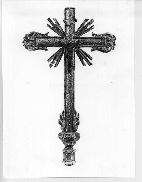 croce d'altare, opera isolata - ambito lombardo (sec. XVIII)