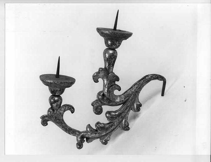 candeliere da parete, coppia - ambito emiliano (sec. XVIII)