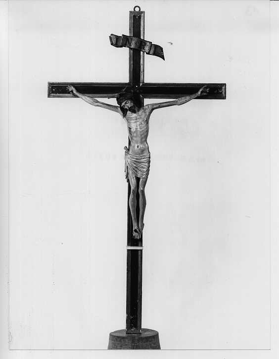 crocifisso, opera isolata - bottega emiliana (prima metà sec. XVI)