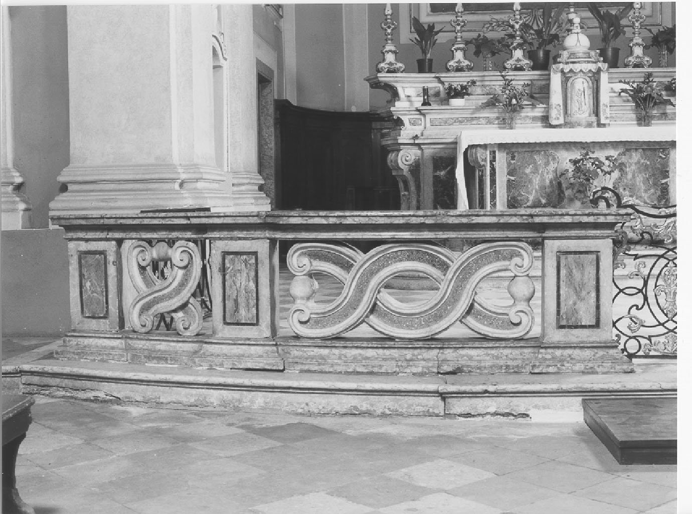 balaustrata, opera isolata - manifattura lombarda (seconda metà sec. XVIII)