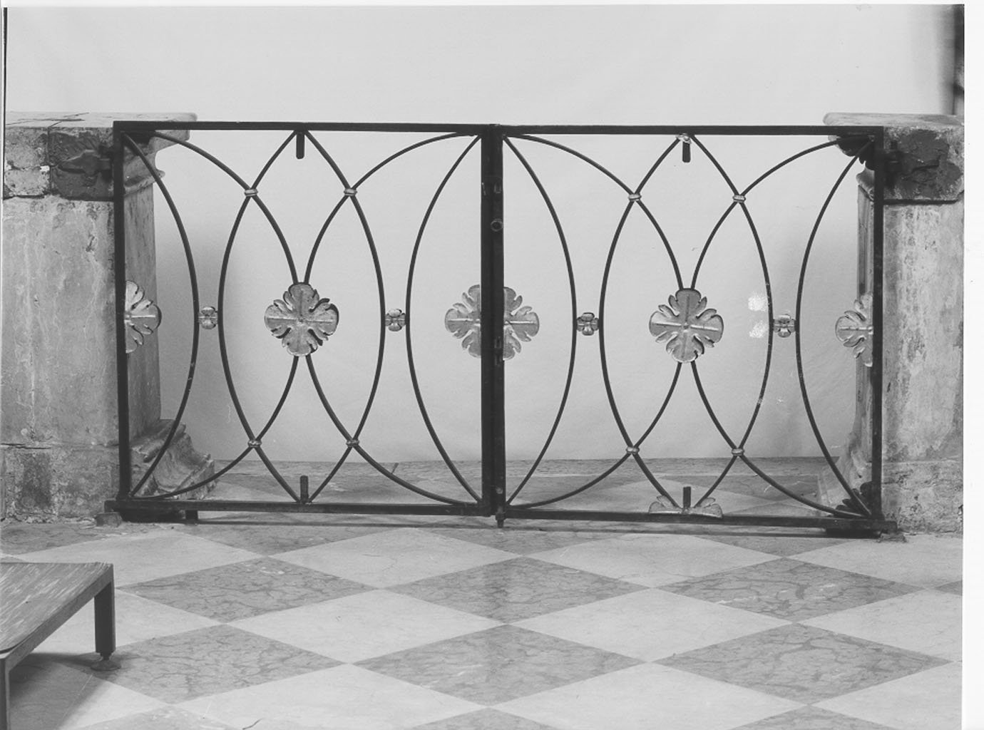 cancello di balaustrata, serie - manifattura mantovana (seconda metà sec. XVIII)