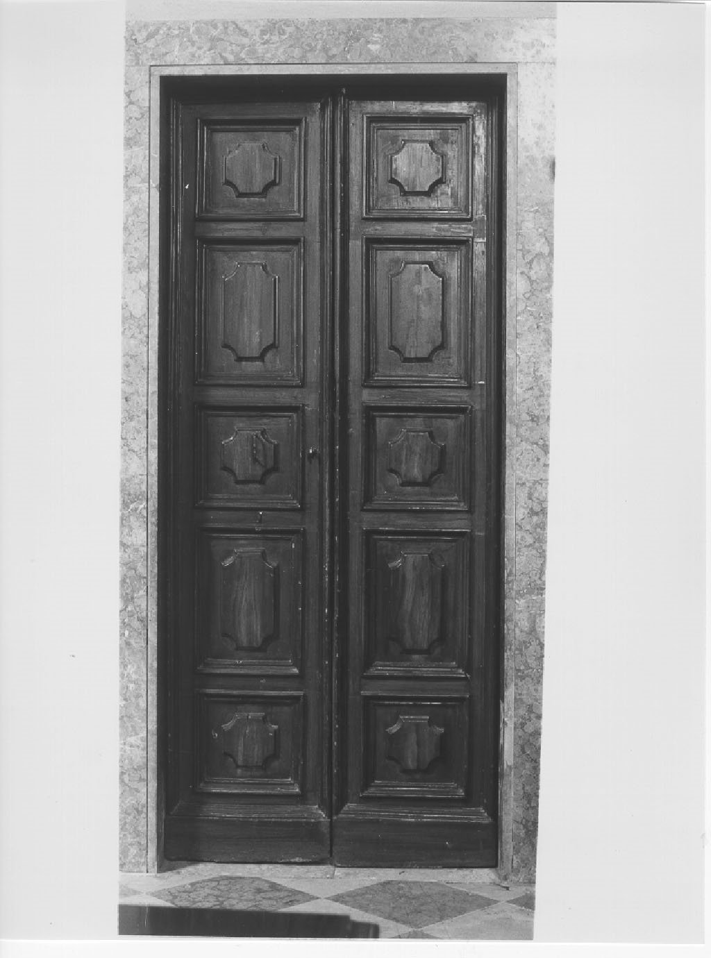 porta - a due battenti - manifattura mantovana (seconda metà sec. XVIII)