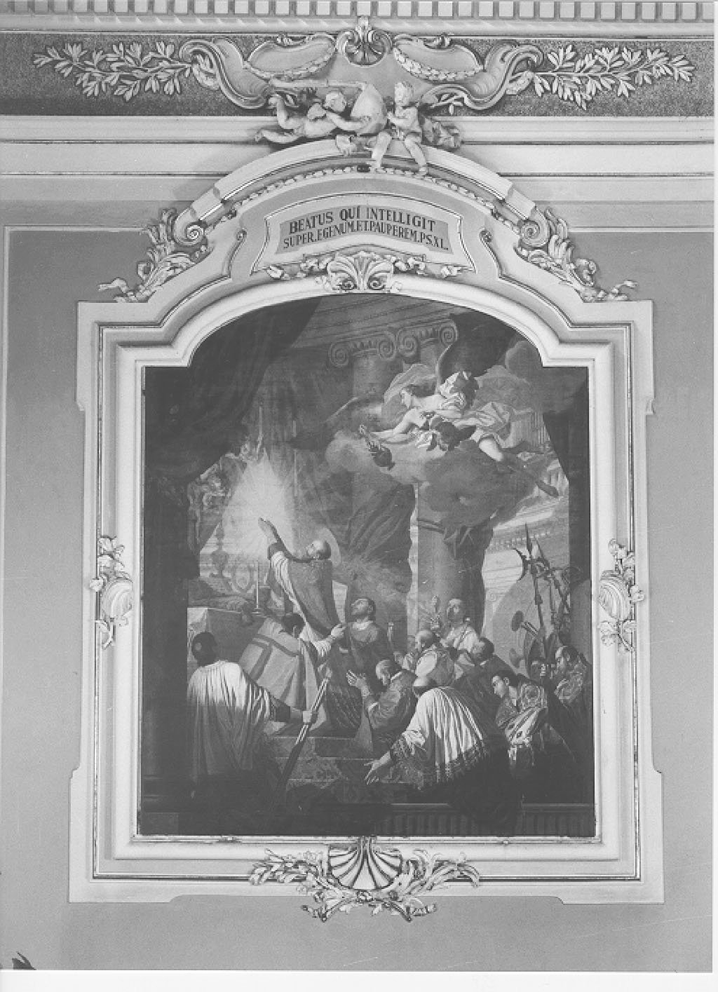 cornice, elemento d'insieme - manifattura mantovana (seconda metà sec. XVIII)