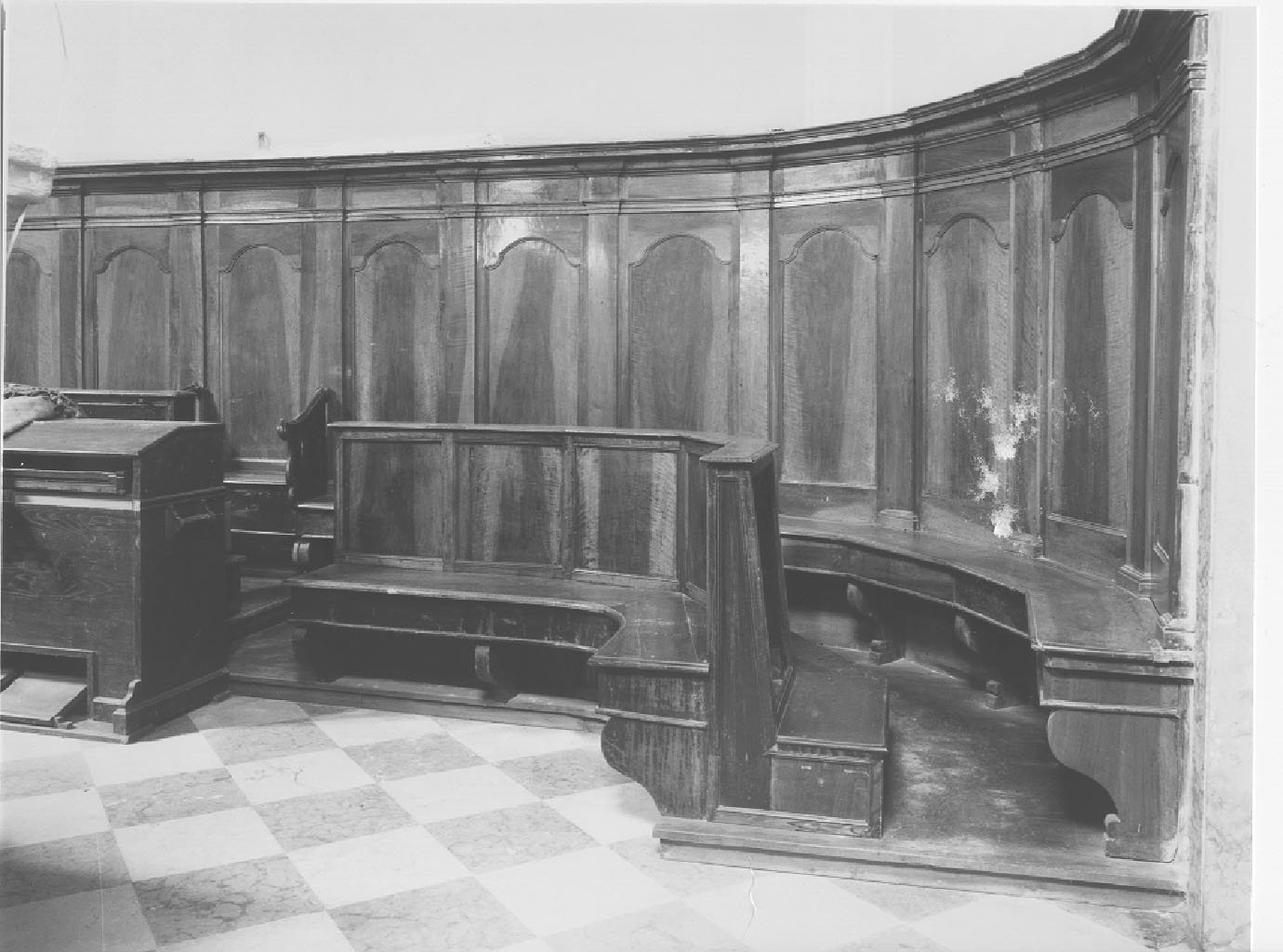 stalli del coro, opera isolata - manifattura mantovana (seconda metà sec. XVIII)