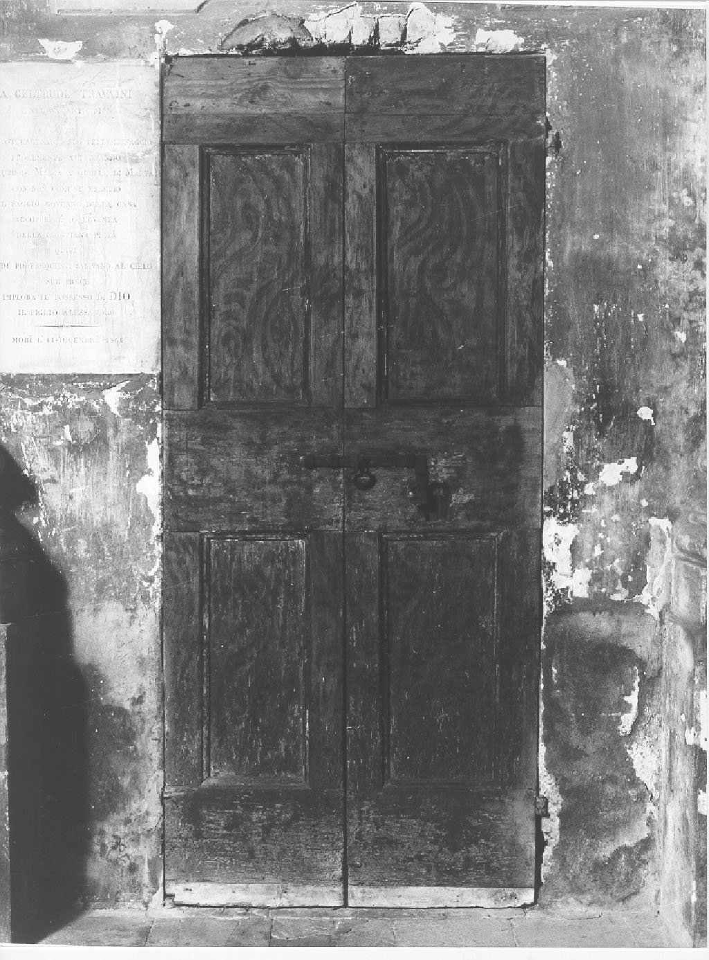 porta - a due battenti, opera isolata - manifattura mantovana (seconda metà sec. XVIII)